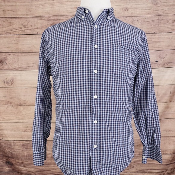 NAT NAST GINGHAM CHECK LONG SLEEVE BUTTON DOWN SHIRT MENS L - Picture 3 of 8